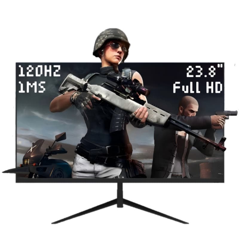 Monitor Gamer 23.8'' 120hz Full Hd 1ms Hdmi IPS Vga Vesa Ultrafino Sem Borda
