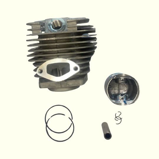 Cilindro Completo (Pistão, Anéis, Pino E Trava) Original Toyama Motosserra A Gasolina Modelo TCS53F