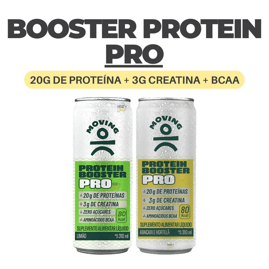 Moving Protein Booster Bebida Proteica - Abacaxi e Hortelã