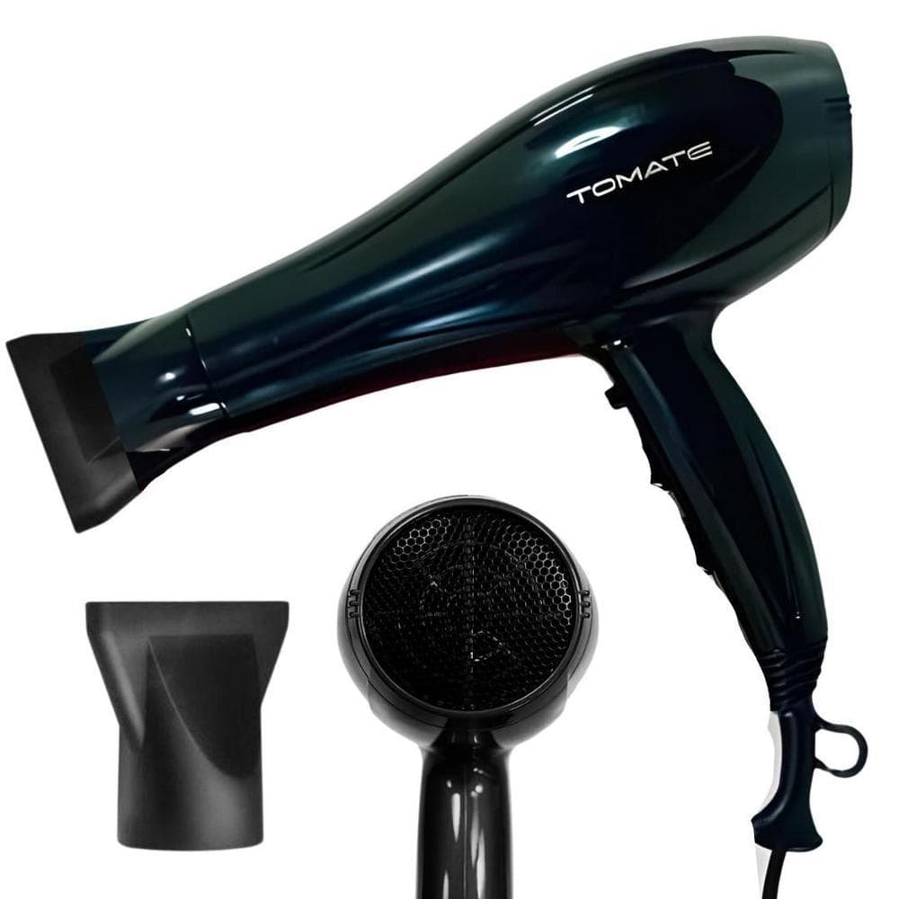 Secador profissional 1900W com 3 temperaturas e 2 velocidades | ar frio e bico direcionador