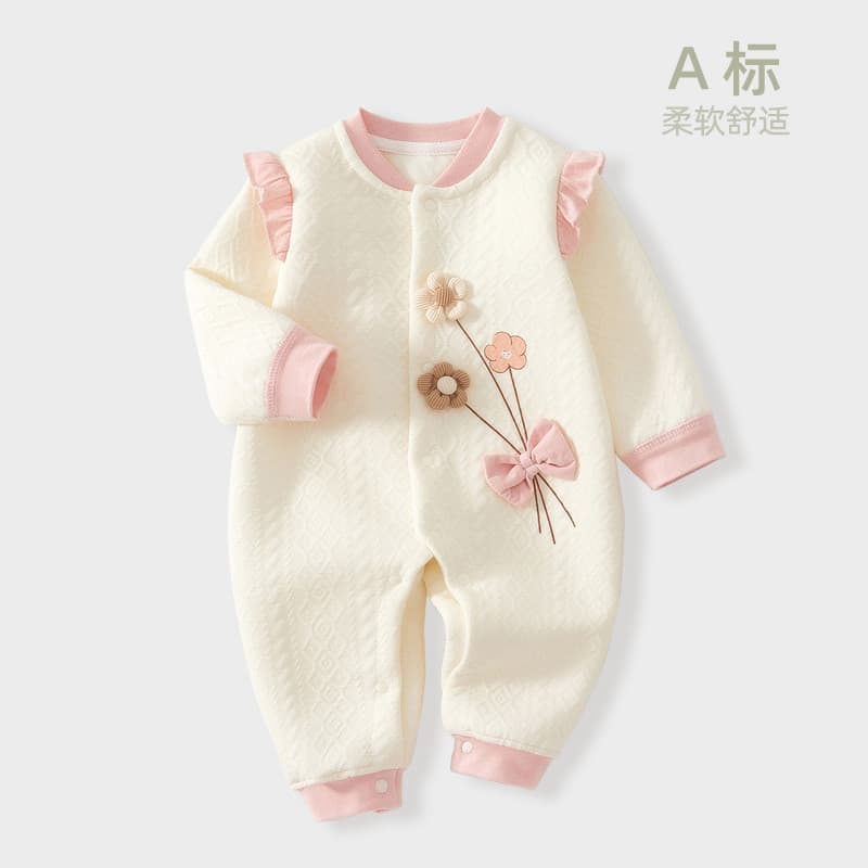 Roupas de bebê outono classe a bebê menina mês inteiro roupas macacão bebê recorte quente roupas de bebê recém-nascido