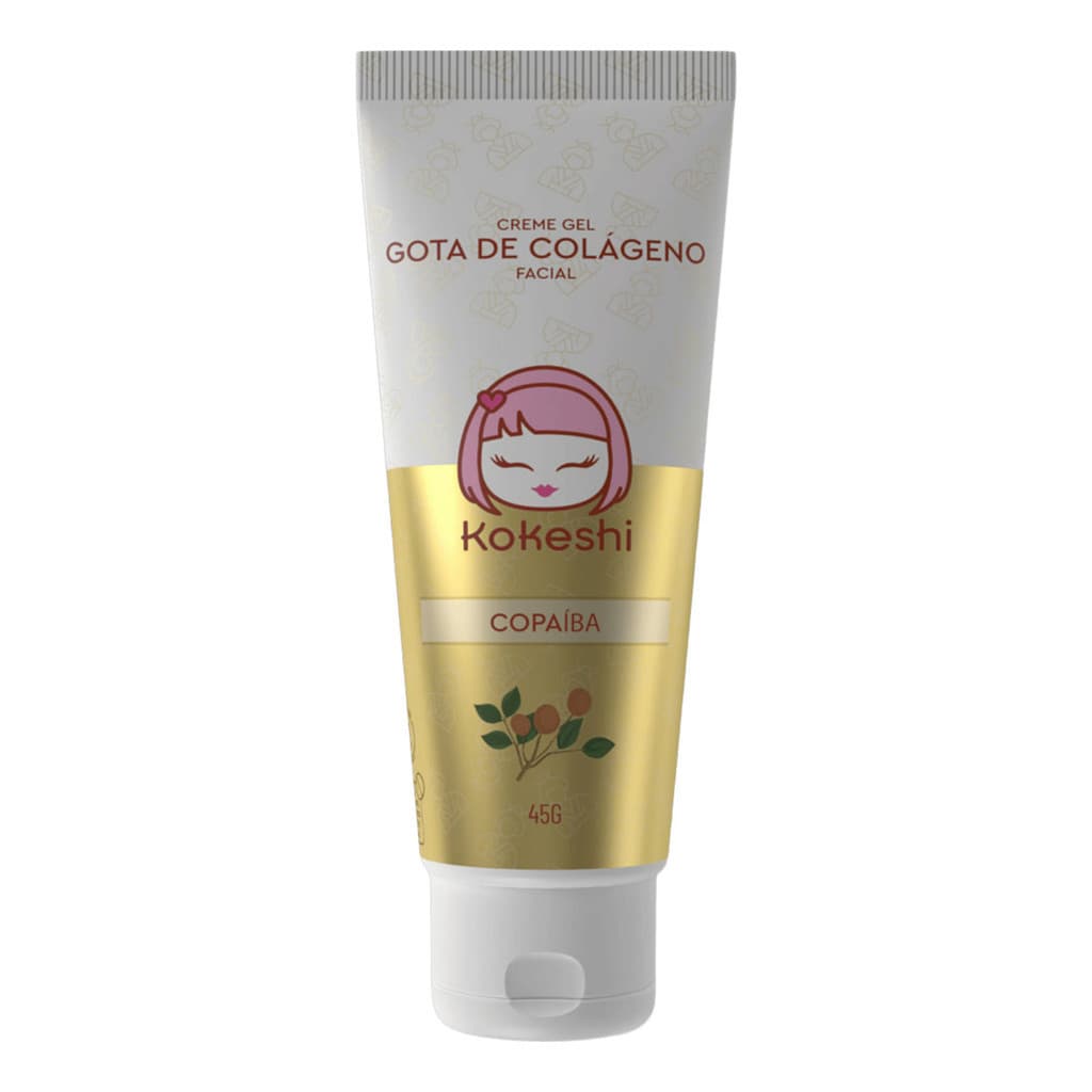 Creme Gel Hidratante Facial Gota De Colágeno Kokeshi 45g