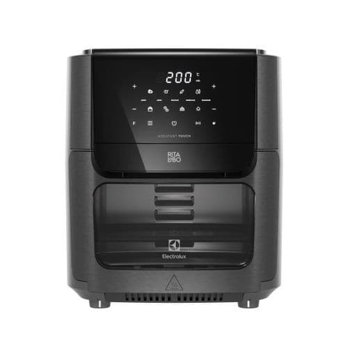 Fritadeira Eletrica Forno Air Fryer Oven Electrolux 12L Digital Grafite Experience 1700W EAF85