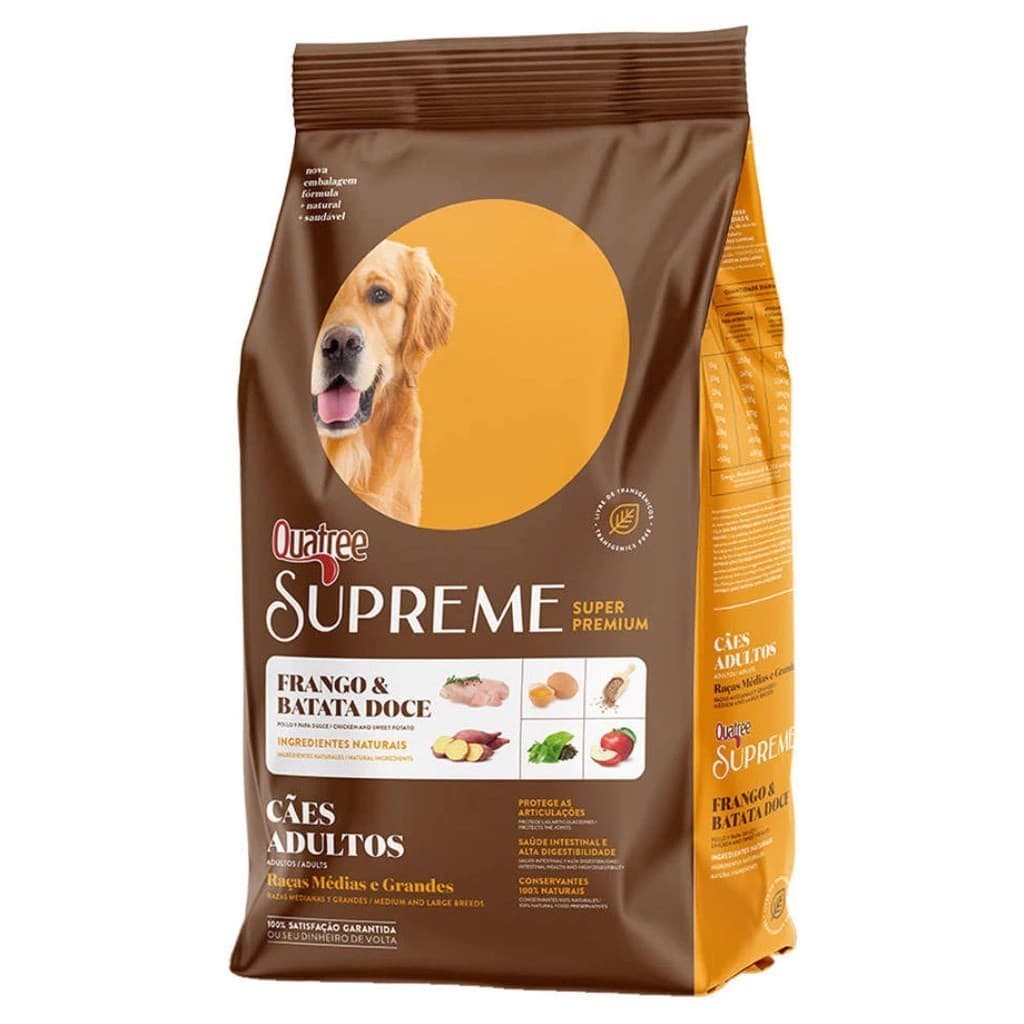 Ração Quatree Supreme Raças RMG  Para Cachorros Adultos 15Kg