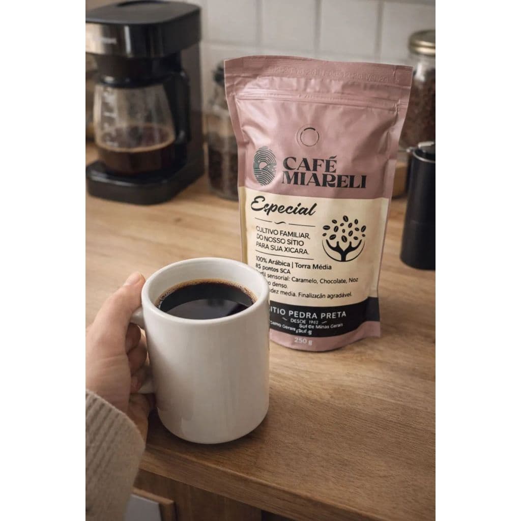 Café Torrado Em Grãos Miarelli  500g