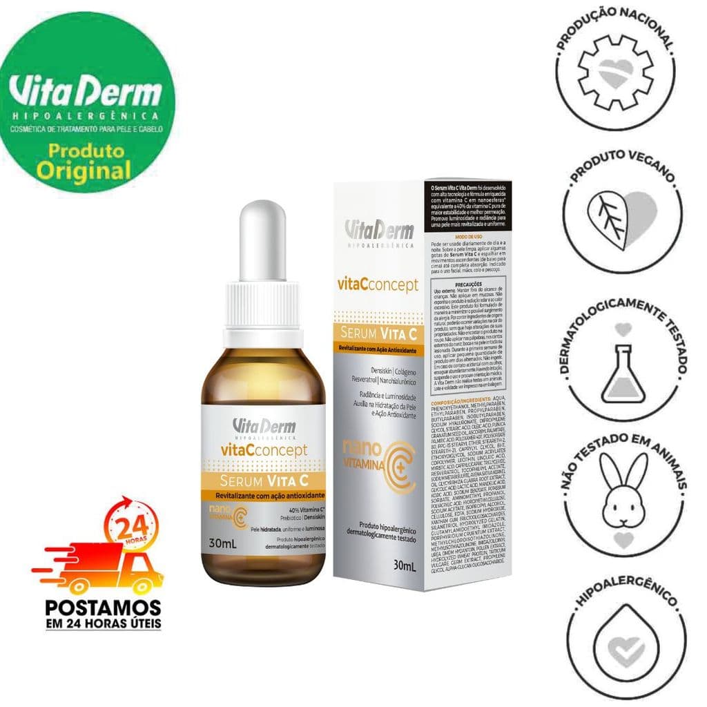 SERUM VITA C CONCEPT 30ML - ANTI IDADE - VITA DERM