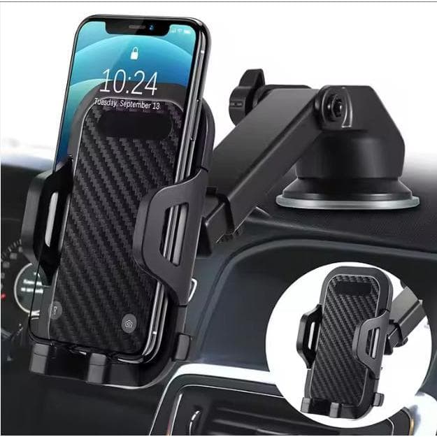 Suporte Celular Veicular 360° Carro Painel Parabrisa Universal GPS iPhone Samsung Xiaomi Não Cai