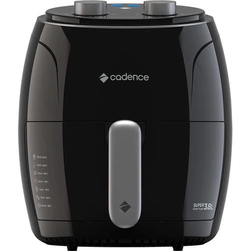 Fritadeira Sem Óleo Super Cook Fryer Frt410 3,8L Cadence Cor Preto 127V
