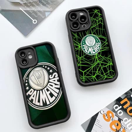 PALMEIRAS TPU anti-impacto Capinha Capa Para Samsung A14 A15 A54 A55 A05S A16 A07 A17 S22 S23 S25 FE Ultra