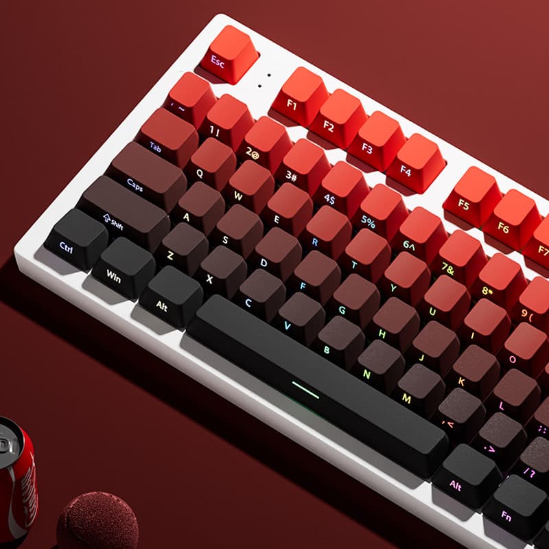 135 Teclas Lucky Strike Double Shot PBT Keycaps RGB Retroiluminado Perfil OEM Para Teclado Mecânico