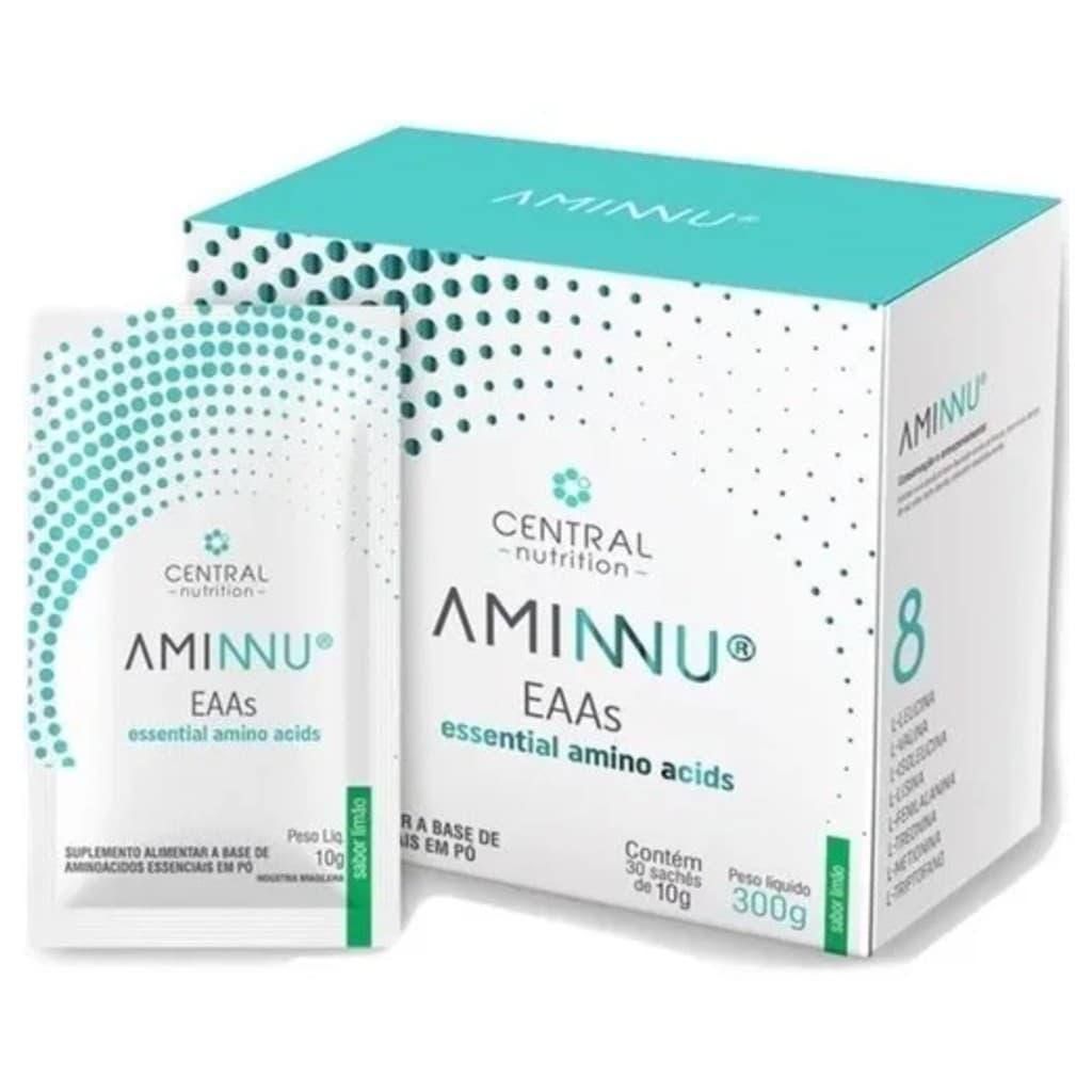 Aminnu Limão - 30 Sachês - Central Nutrition