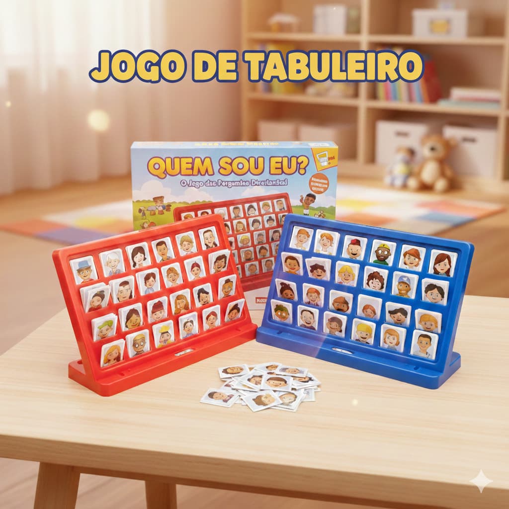 Jogo Divertido Perguntas Respostas Interativo Que Sou Eu Família Amigos