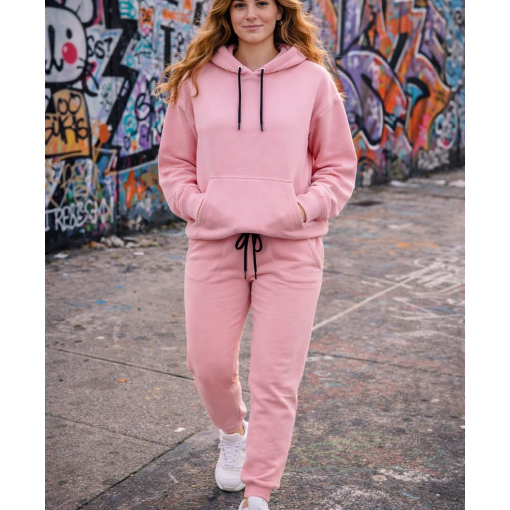 Conjunto Moletom Liso Tecido de Qualidade 100% Algodão Lindas Cores Referencia Inverno 2026 Moda Feminina