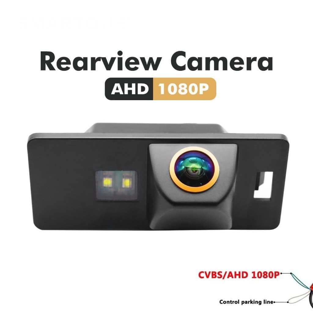 Câmera de ré traseira do carro AHD 1080p adequada para Audi Tt Mk2 8j S5 Rs5 S6 S7