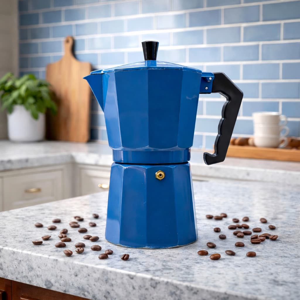 Cafeteira Italiana Alumínio 9 Xícara Moka Café Expresso Fogão Cozinha