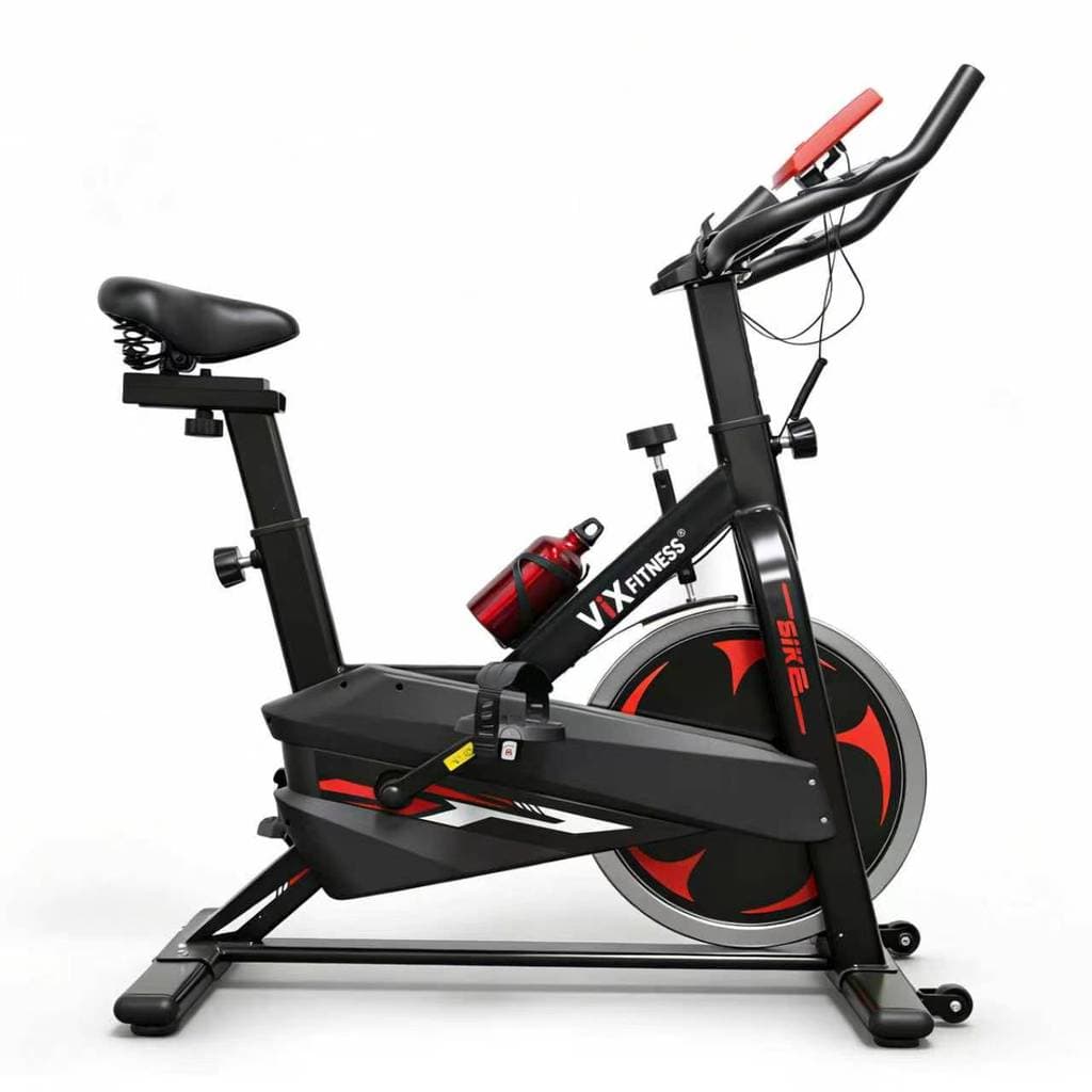 Bicicleta Ergométrica Spinning Vix Fitness 13kg Mecanica Cardio Com Roda De Inércia Digital Academia Residencial 2026