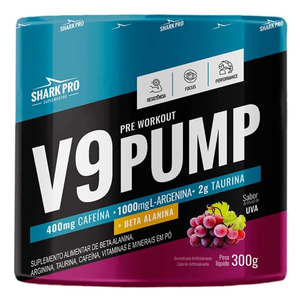 V9 Pump Pré Treino Shark Pro Beta Alanina 300g