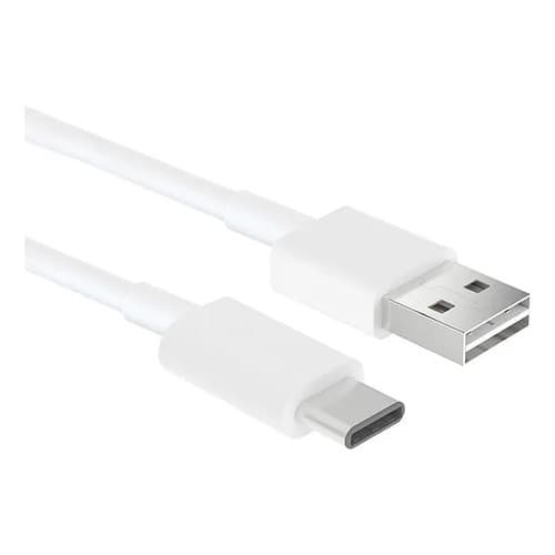 Cabo Usb Tipo C 1m Carga Rápida Branco Usb-a 3a Turbo Fast Branco