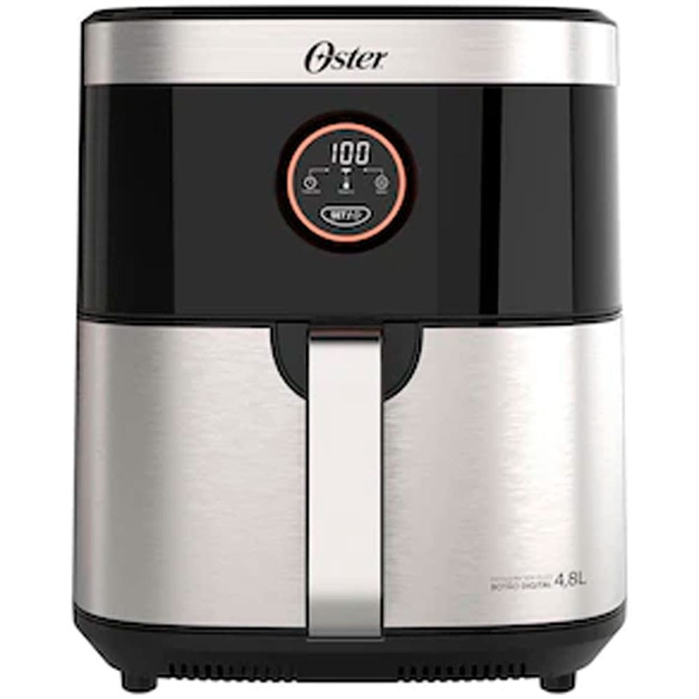Fritadeira Elétrica Sem Óleo Air Fryer 2 em 1 OFRT660 4,8L com Função Desidratar Oster
