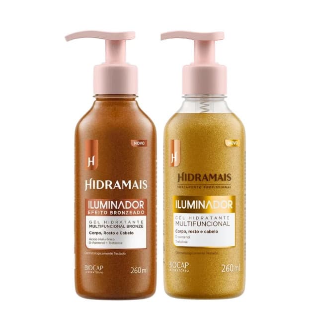 Hidramais Gel Hidratante Iluminador Corporal e Capilar 260ml