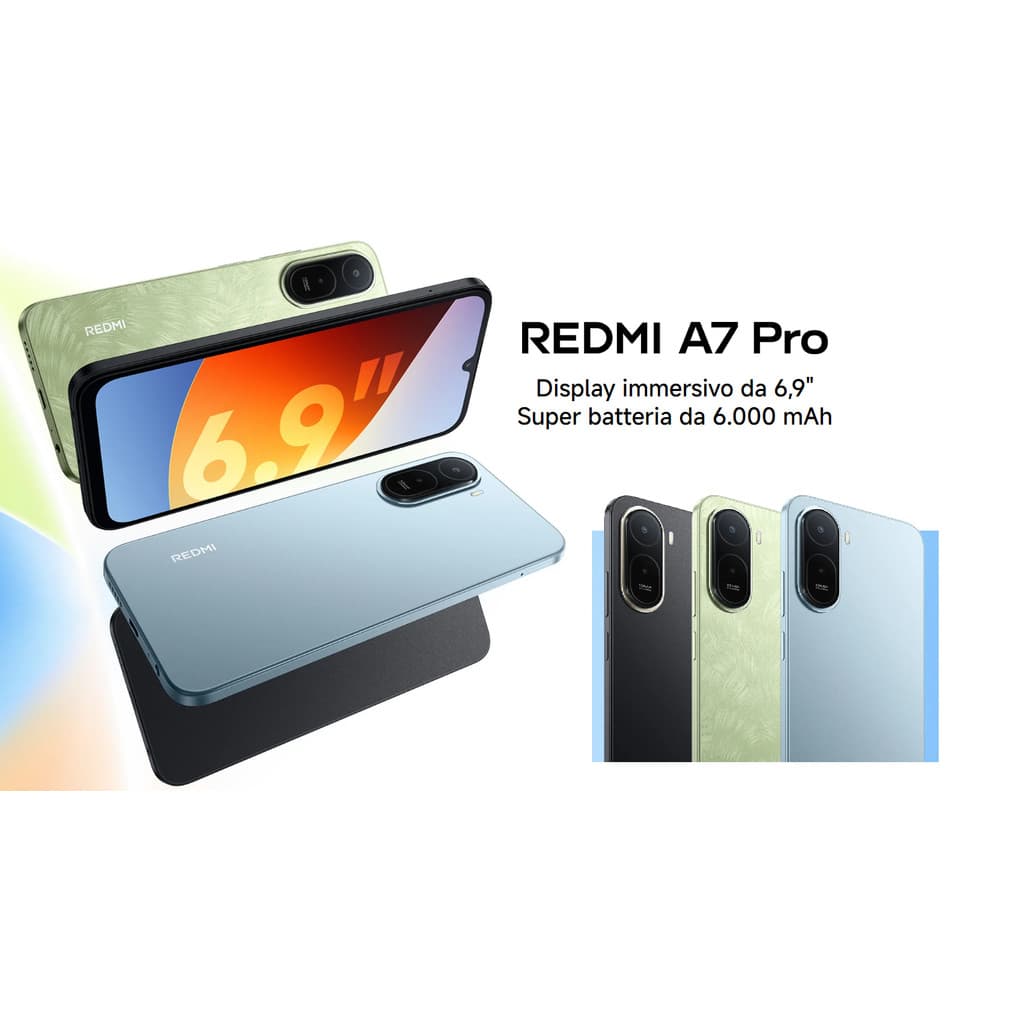 Smartphone Xiaomi Redmi A7 Pro 4G Tela 120Hz NFC Bateria 6000mAh