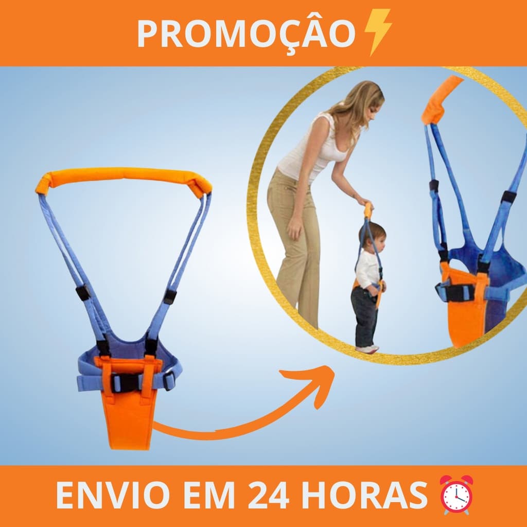 Andador de Apoio Suspenso para Bebês: Segurança para os Primeiros Passos de seu Bebê
