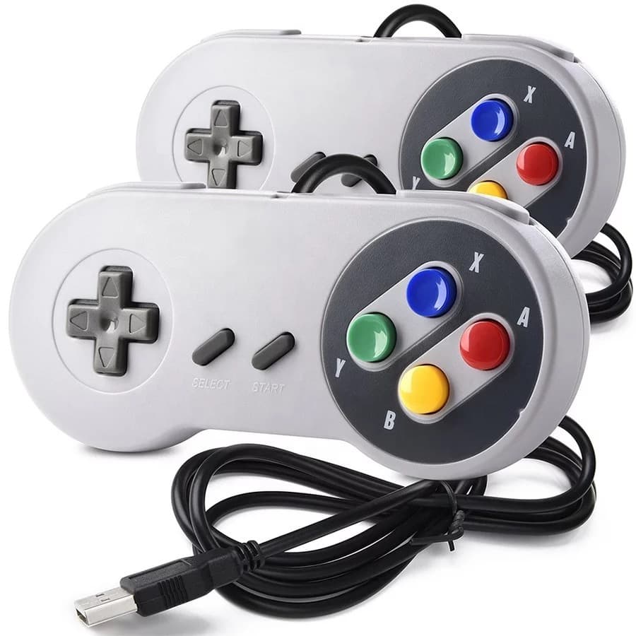 Controle Super Snes Usb Para Pc, Notebook Video Games