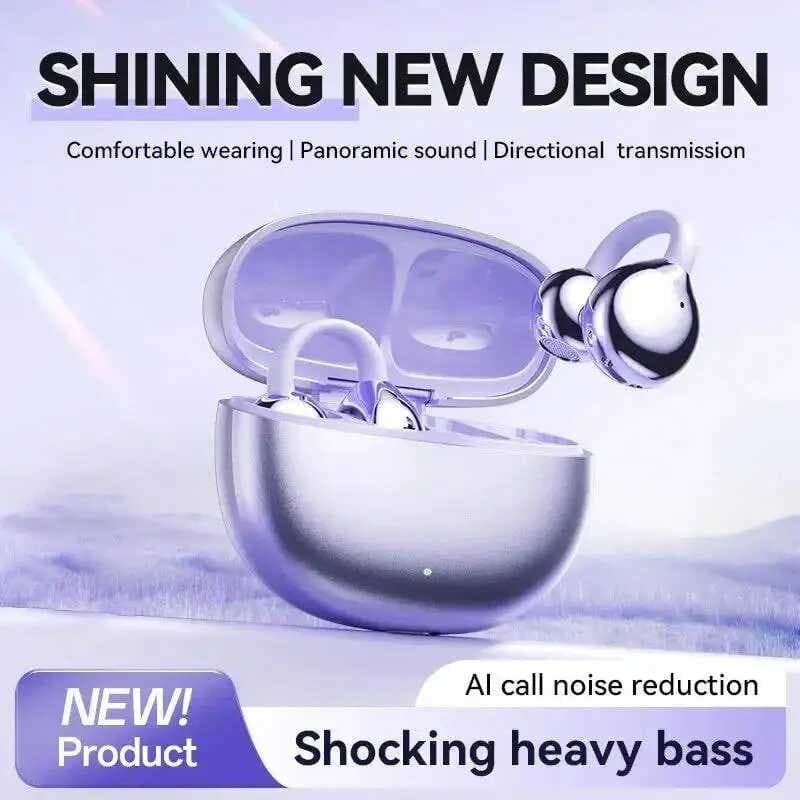 Leve Bluetooth Fones De Ouvido Aberto Clipe M91 Fone Inteligente Tradução AI OWS Esportes À Prova Dwaterproof Água