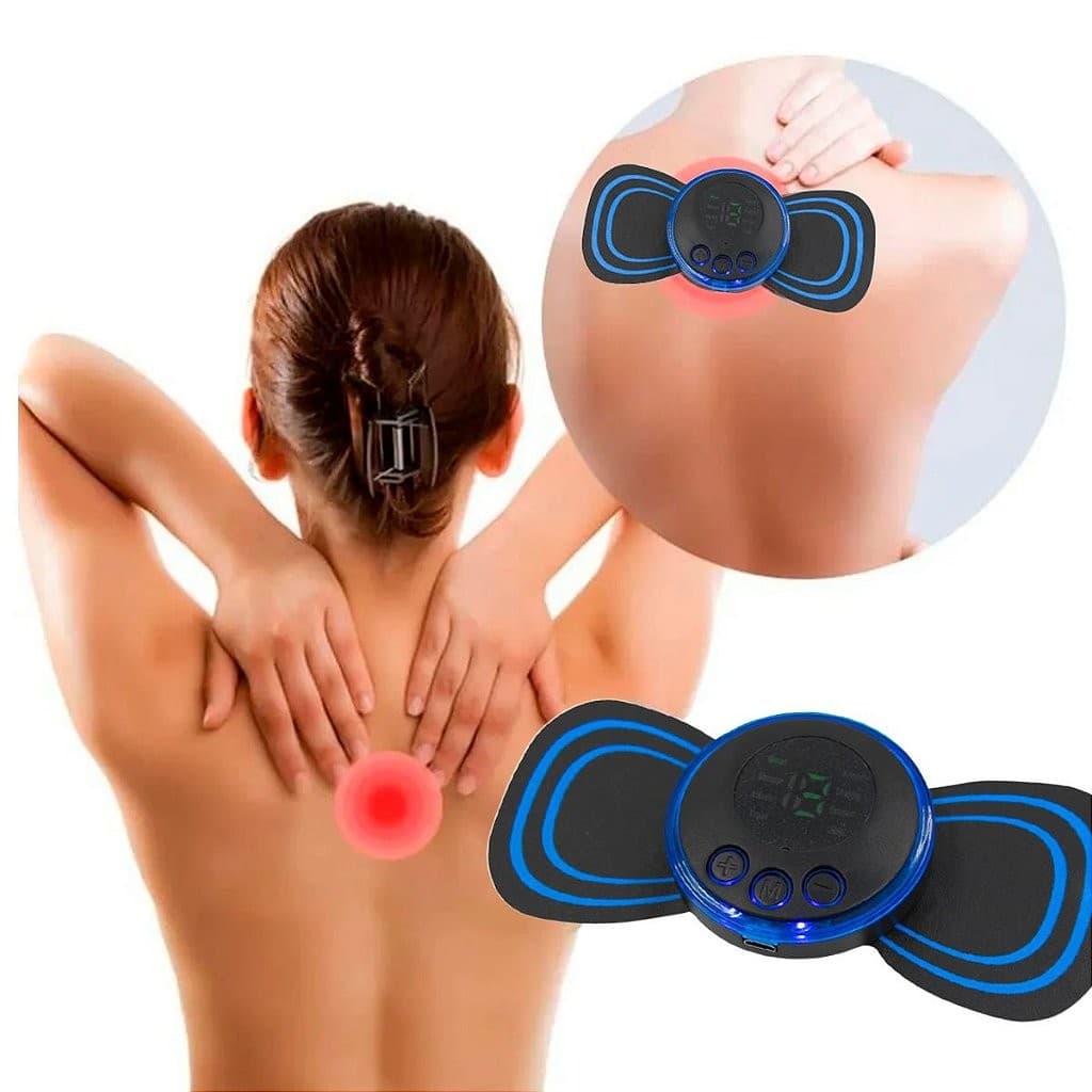 EMS Massageador Portátil para Dor Muscular Uso Corporal