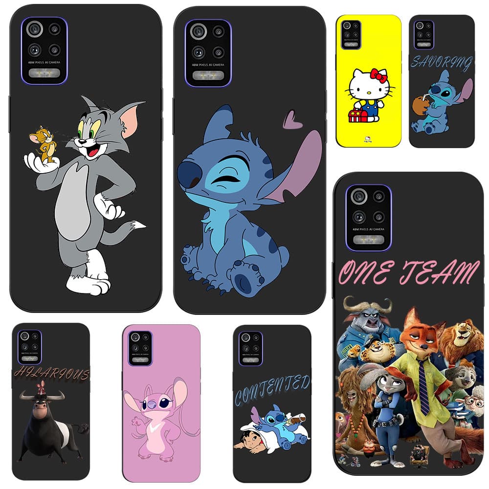 Capinha Lg K52 2020 / K62 Capinha Stitch Capinha iPhone Fofa Capinha Desenho Vaquinha Hello Kitty @10002