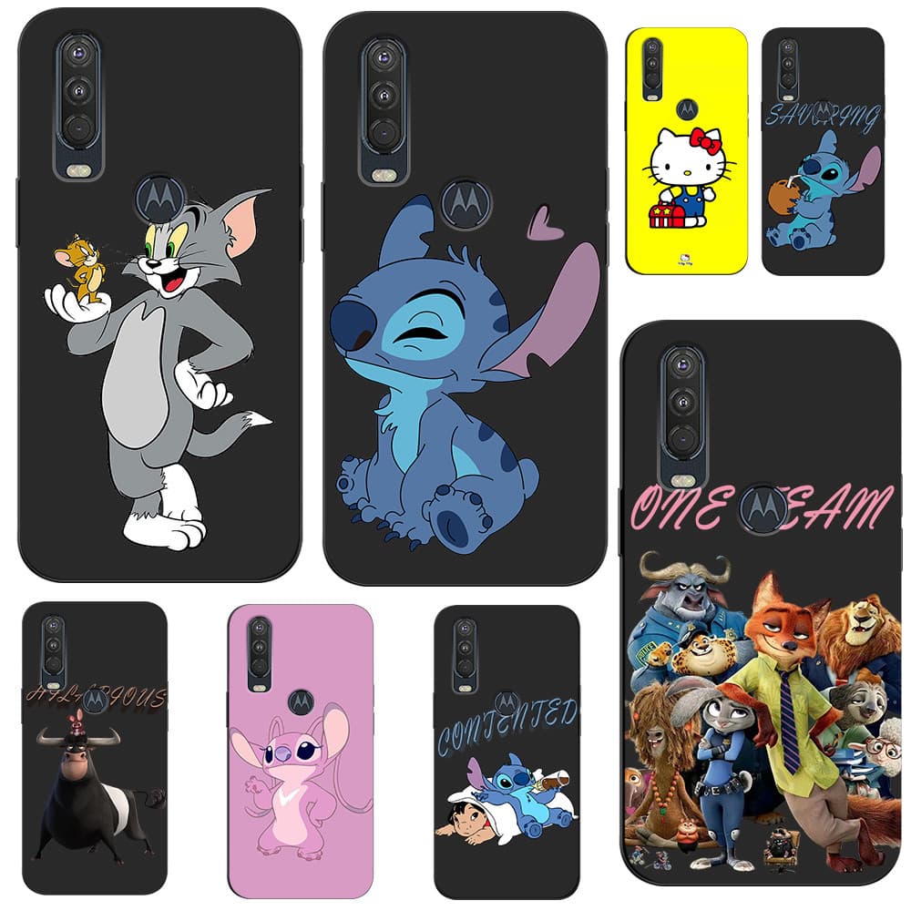 Capinha Motorola Moto One Action Capinha Stitch Capinha iPhone Fofa Capinha Desenho Vaquinha Hello Kitty @10002