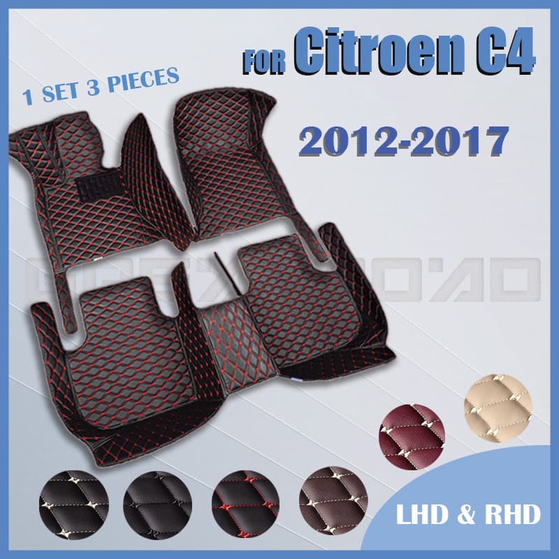 Tapetes De Carro Para Citroen C4 Aircross 2012 2013 2014 2015 2016 2017 Almofadas De Pé Automotivas Personalizadas