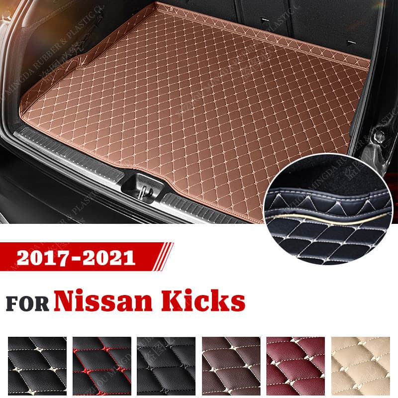 Tapete Porta-Malas Para Carros Nissan Kicks 2017-2024 18 19 20 21 Acessórios Personalizados De Interiores Automotivos