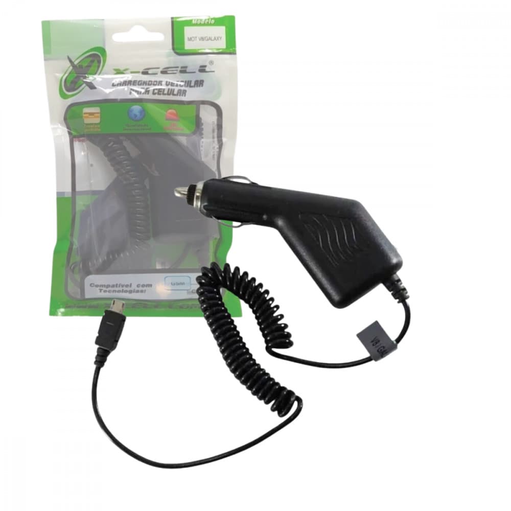 Carregador Veicular 12V X-CELL: Potência e Praticidade