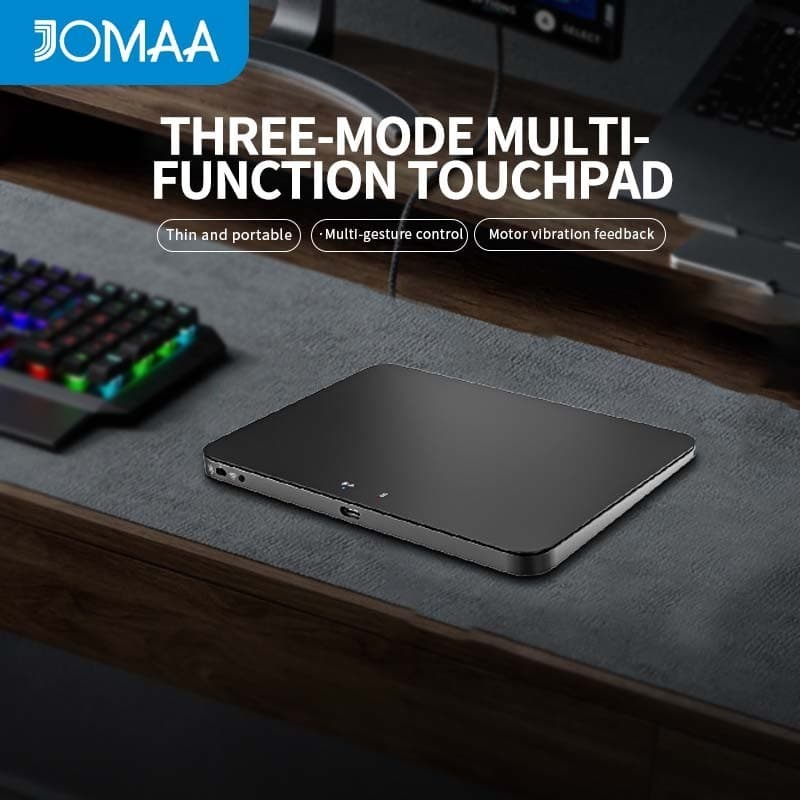JOMAA Bluetooth Sem Fio + Mouse Touchpad Com Para Windows Trackpad Recarregável Múltiplas Gestos
