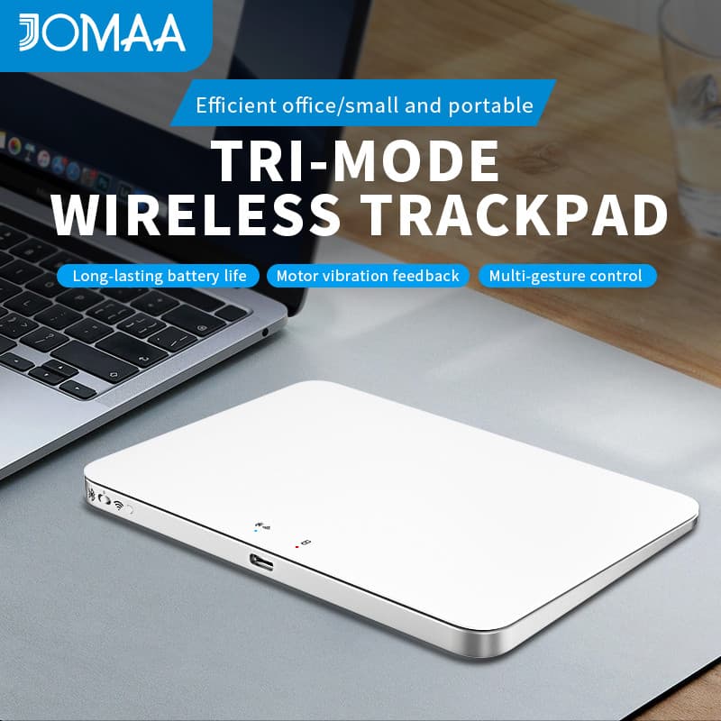 Jomaa Mouse Trackpad Sem Fio Bluetooth Para Windows 10 11 Controle De Alta Precisão Portátil Multi-Toque Gestos touchpad