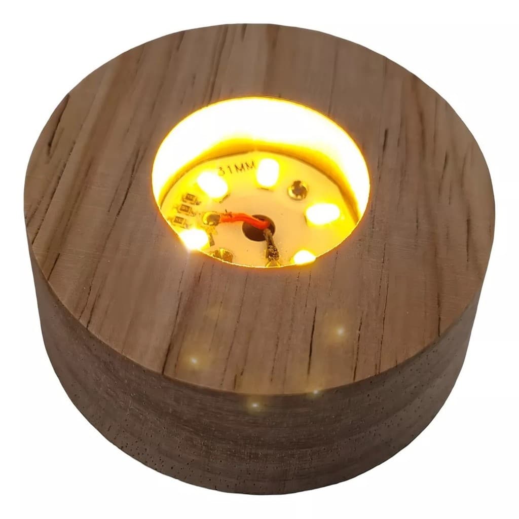 Luminária de Mesa LED Bola de Cristal 3d Led Planeta Terra