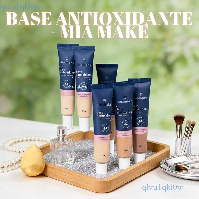 ✨ki0ww Base Líquida Matte Mia Make - Cuidado Antioxidante, Toque Seco, Pele Oleosa 325