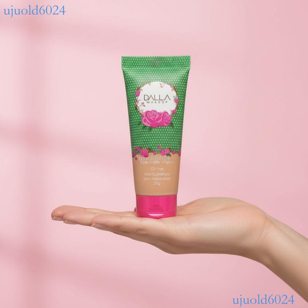 Base Líquida Dalla Matte Vegana - Cobertura Eficiente e Ajuste de Tom, Resistente a Água DL904C 💖ujuold6024