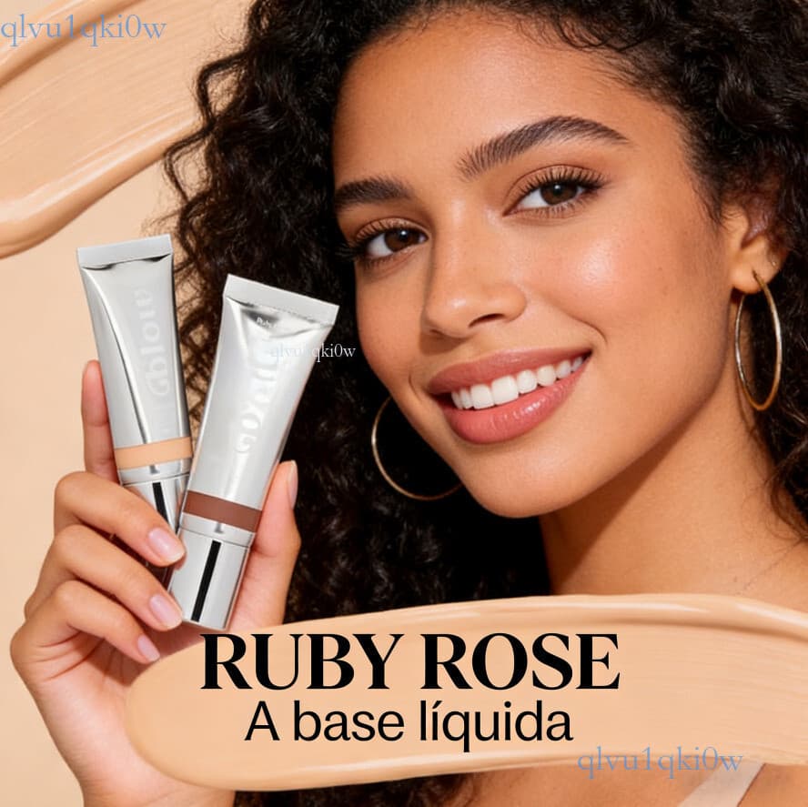 Base Líquida Oh My Skin Blow Ruby Rose - Cobertura e Acabamento Natural HB M303 💖ki0ww