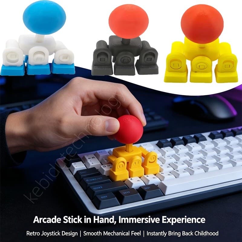 Criativo 3D Impresso Teclado Joystick Controlador De Jogo WASD Aprimora Experiência Mecânico Decoração Acessórios Consol
