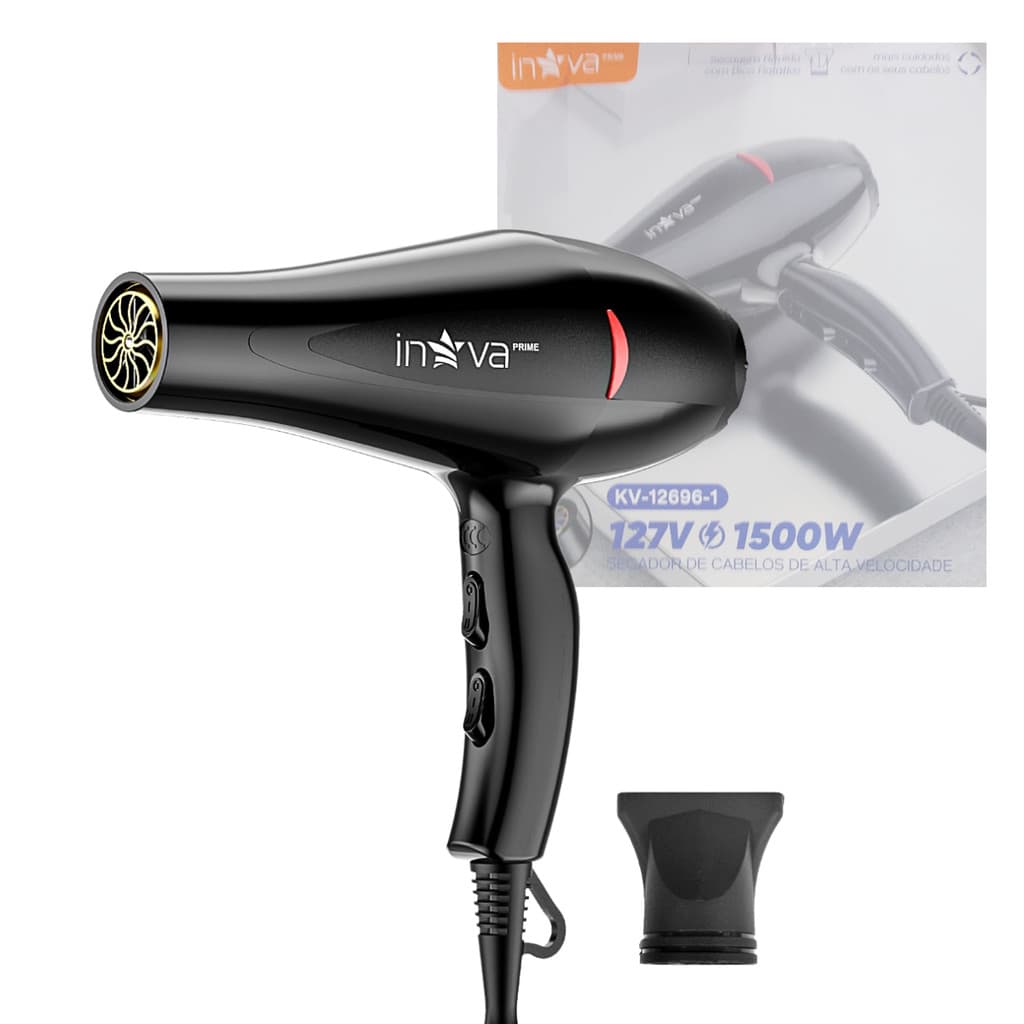 Secador de Cabelo Profissional 1500W Premium 127V KV-12696-1