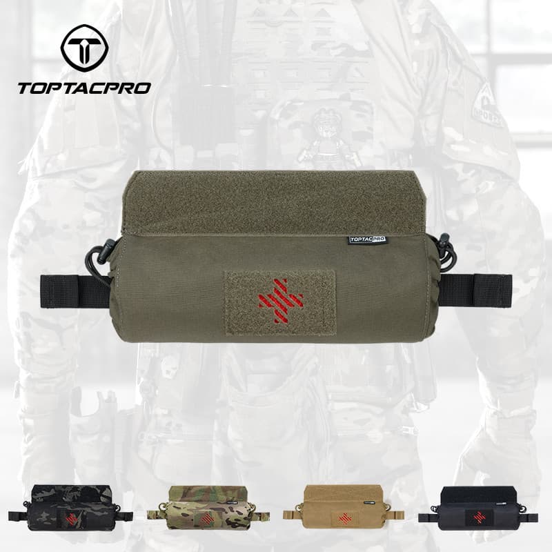 TOPTACPRO Bolsa Médica Tática Rolo 1 Trauma EDC IFAK Kit De Primeiros Socorros 8531