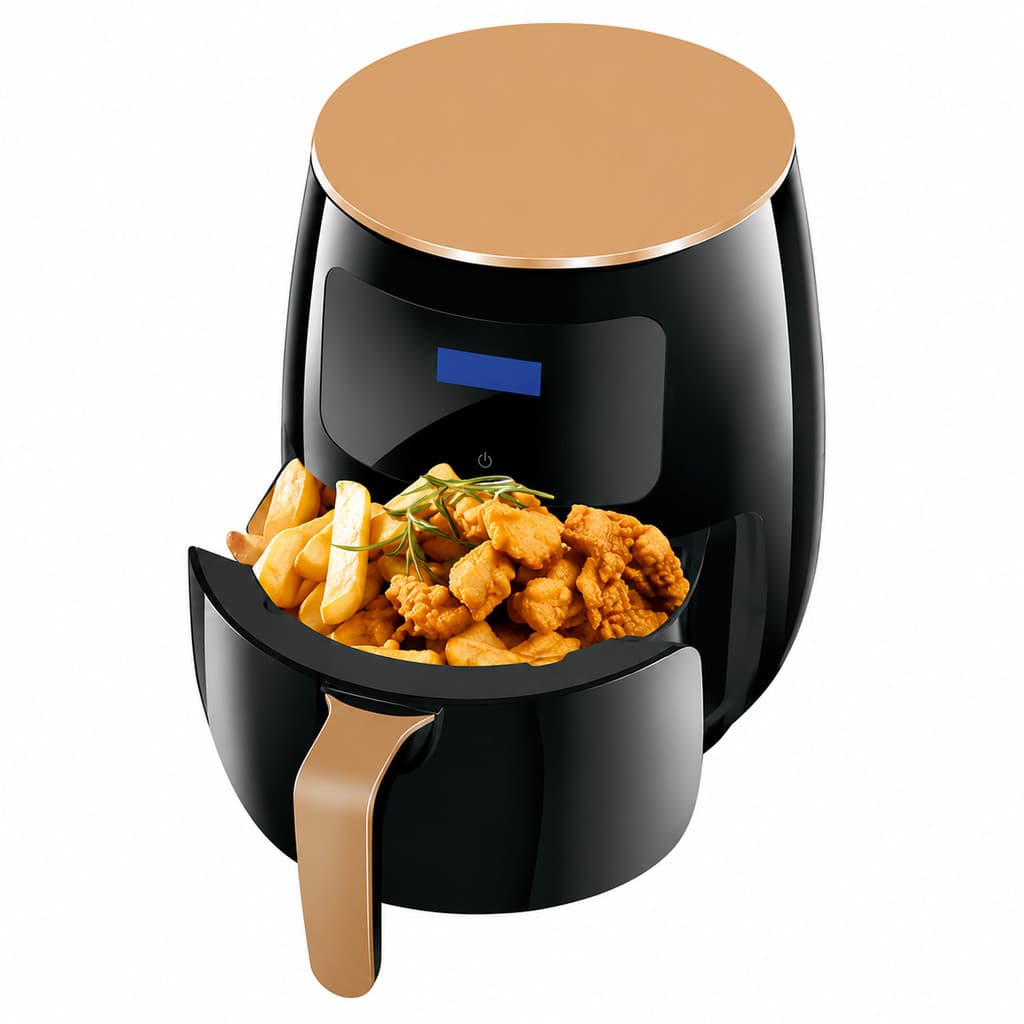 Fritadeira Airfryer Elétrica Sem Óleo 6L Digital Touch 110V