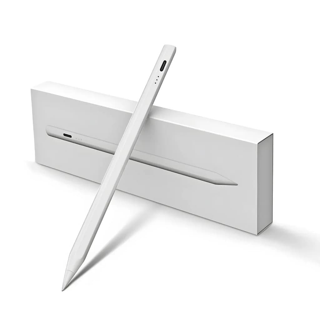 Caneta Touch Stylus Recarregável USB-C | Caneta Digital para Tablet Celular iPad Android Desenho