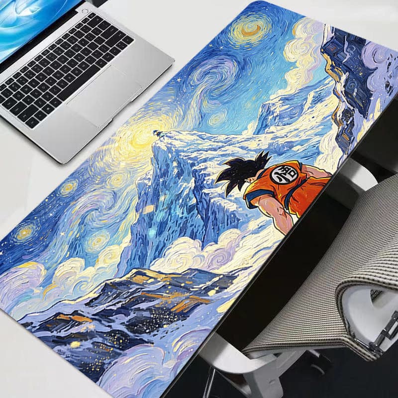90x40cm Mouse Pad Dragon Ball Gamer Grande Computador Notebook Pc XXL Mousepad Tapete Acessórios De Jogos Teclado De Mes