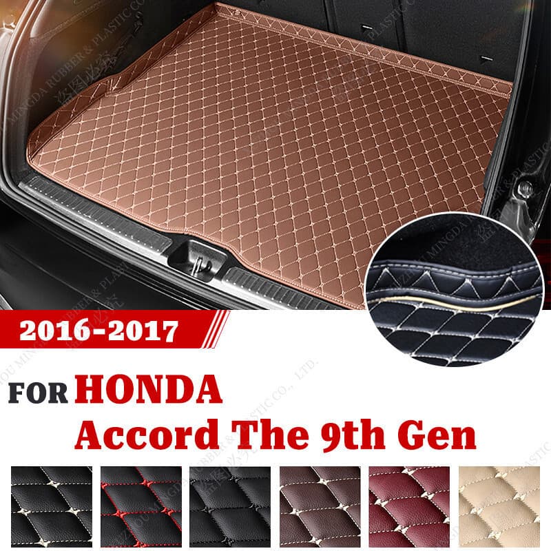 Tapete De Porta-Malas De Carro Para HONDA Accord 2016 2017 Acessórios Personalizados Decoração De Interiores Automotivos