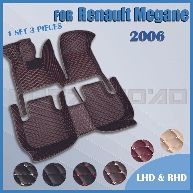 Tapetes De Carro Para Renault Megane Sedan 2006 Almofadas De Pé Automotivas Personalizadas Capa De Carpete De Automóvel