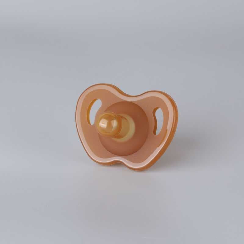 Chupeta infantil de Silicone, cabeça redonda, Nano cor, chupeta de desenho animado para bebê com alça de corrente, caixa