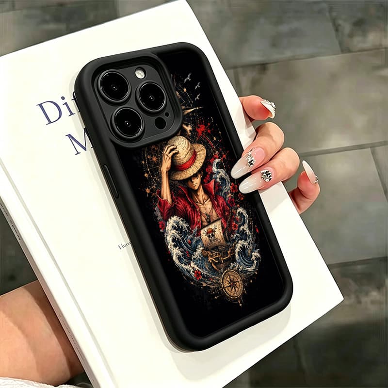 Capinha de Celular Luffy do One Piece MOTO G84 G54 E22 E40 G14 G10 G20 G30 G22 G24 G34 G52 G60 Anti Impacto Promoção